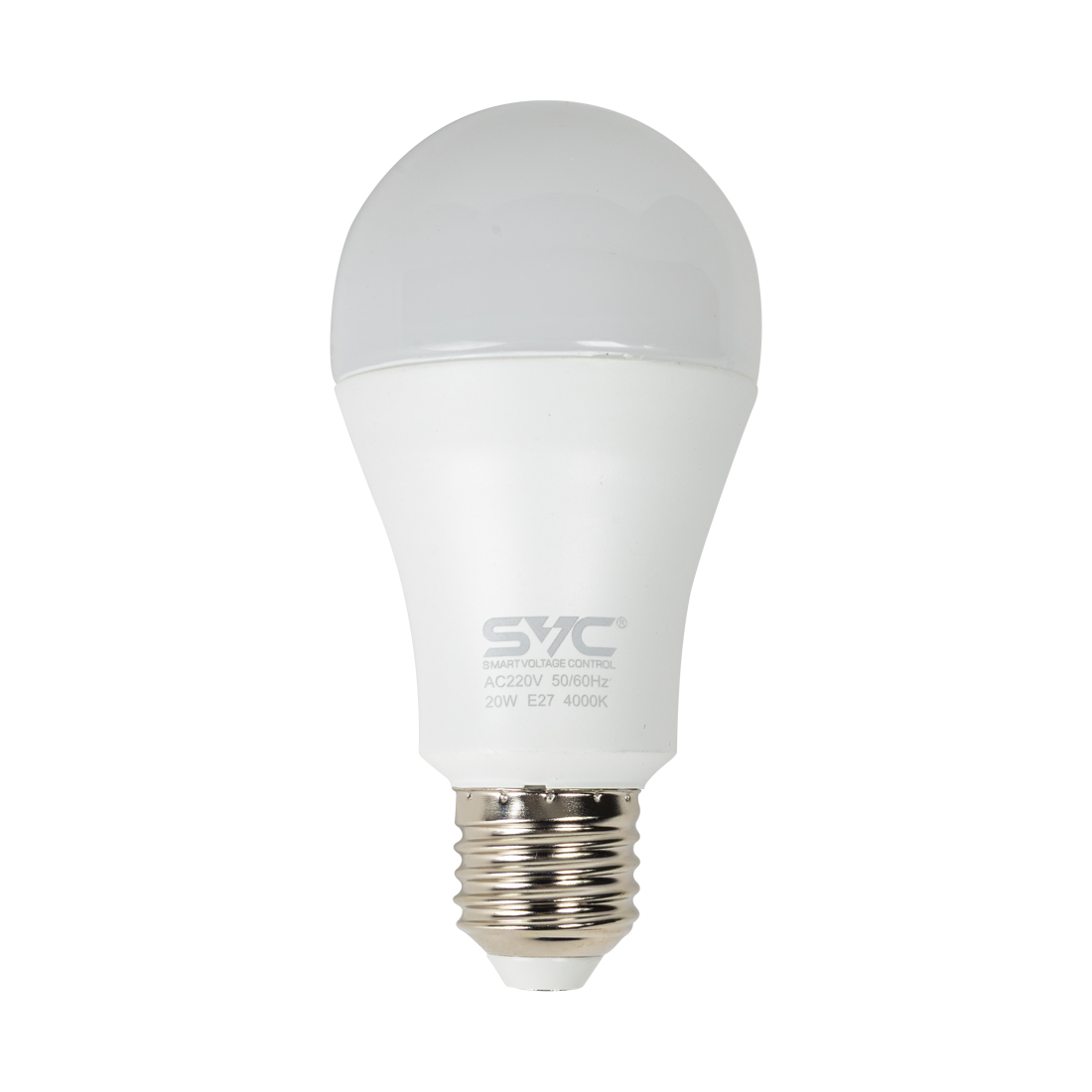 SVC Лампа светодиодная SVC LED A60-20W-E27-4000K Нейтральный