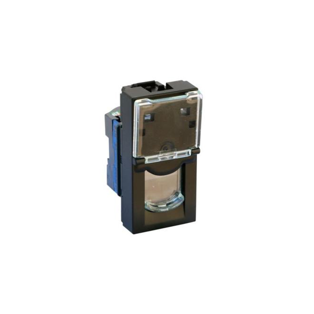 Legrand Розетка 1xRJ45 Cat.6 Legrand Mosaic Чёрный