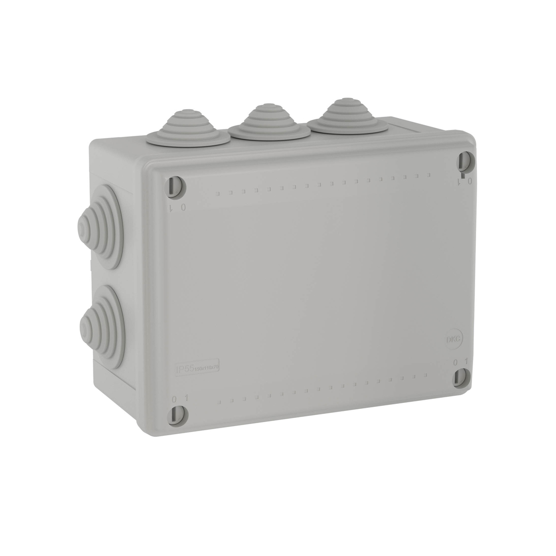 ДКС Коробка ответвительная с 10 кабельными вводами DKC 54100.32мм IP55, 190х140х70 мм