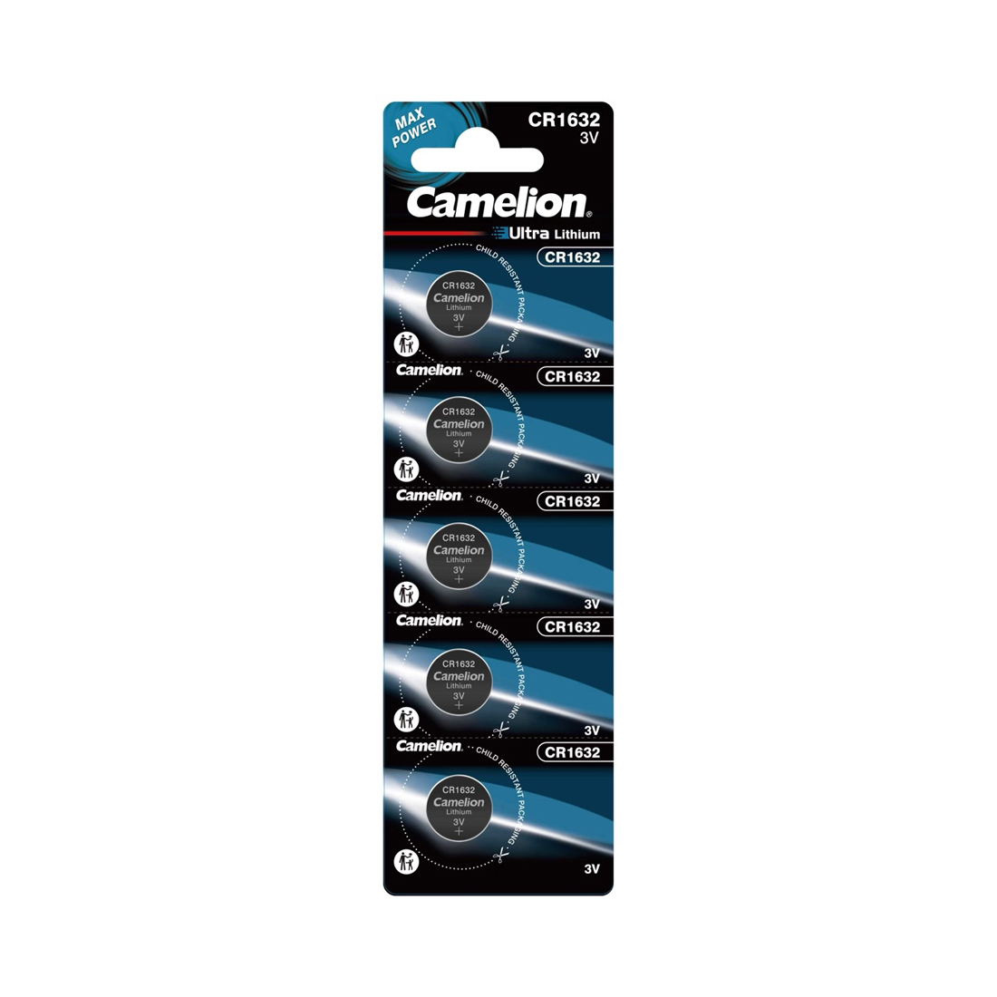 Camelion Батарейка CAMELION Lithium CR1632-BP5