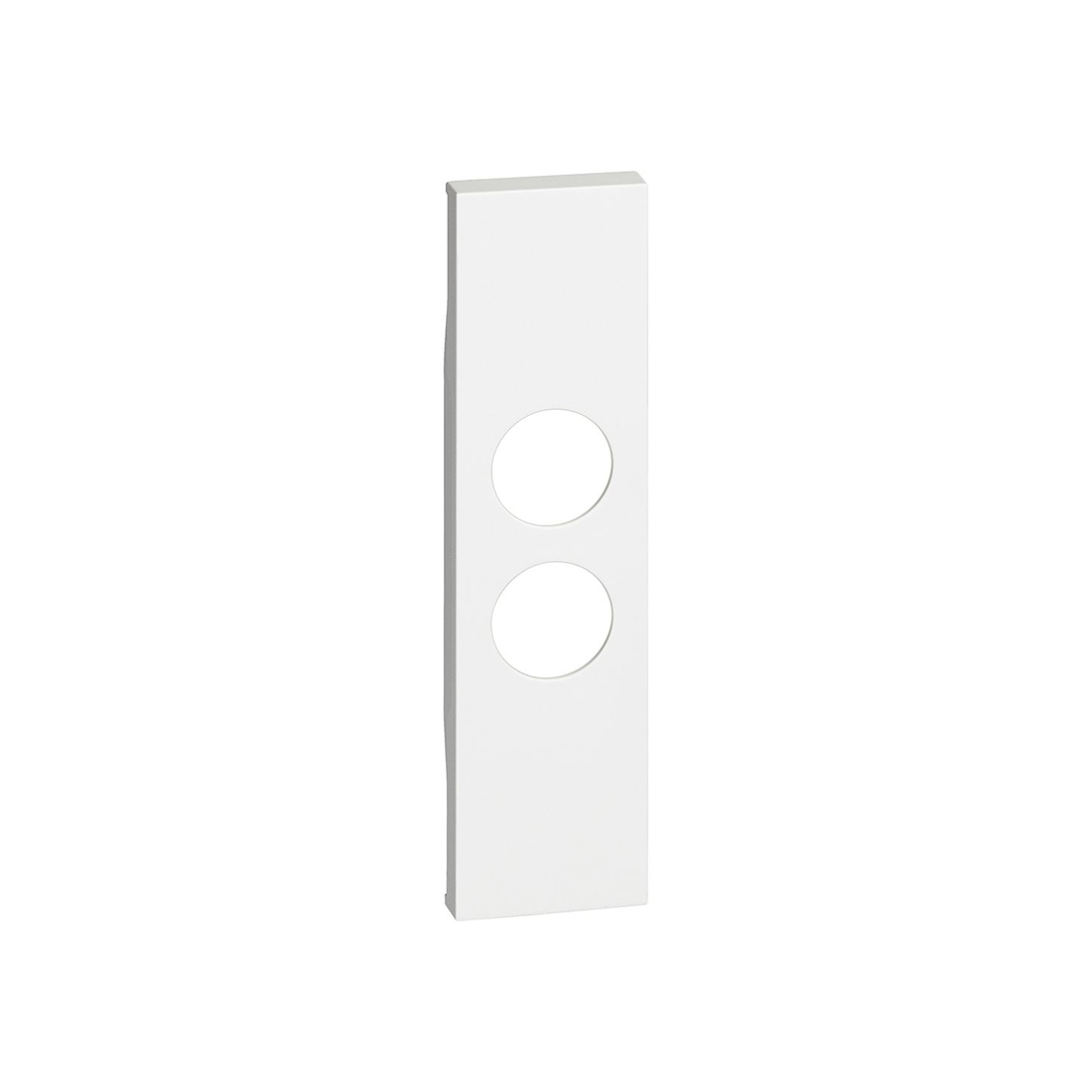 Bticino Лицевая панель Bticino KW09 Living Now для TV розеток с 2 отверстиями 1 модуль белый