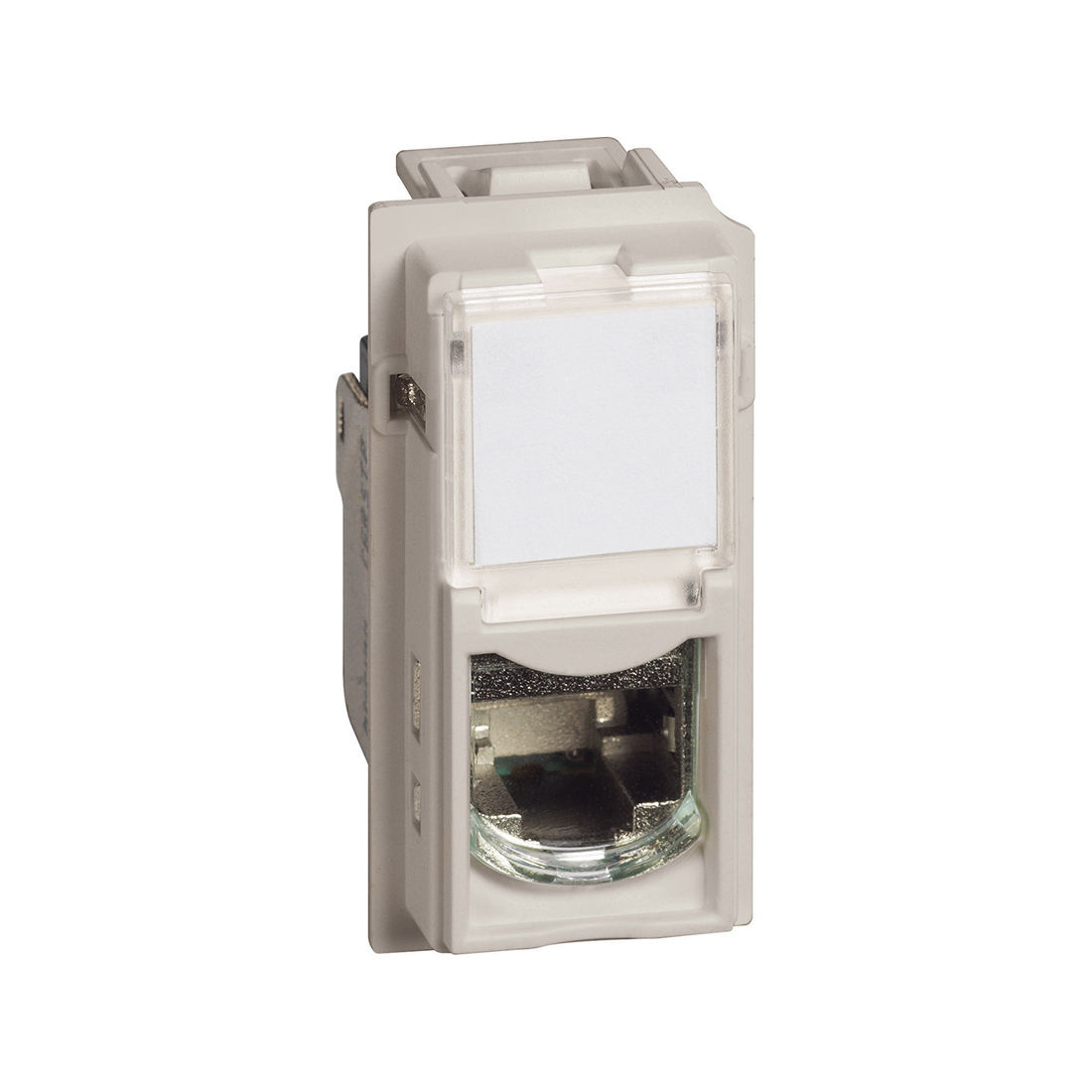 Bticino Розетка компьютерная Bticino KM4279C6S Living Now RJ45 cat6 STP 1 модуль песочный
