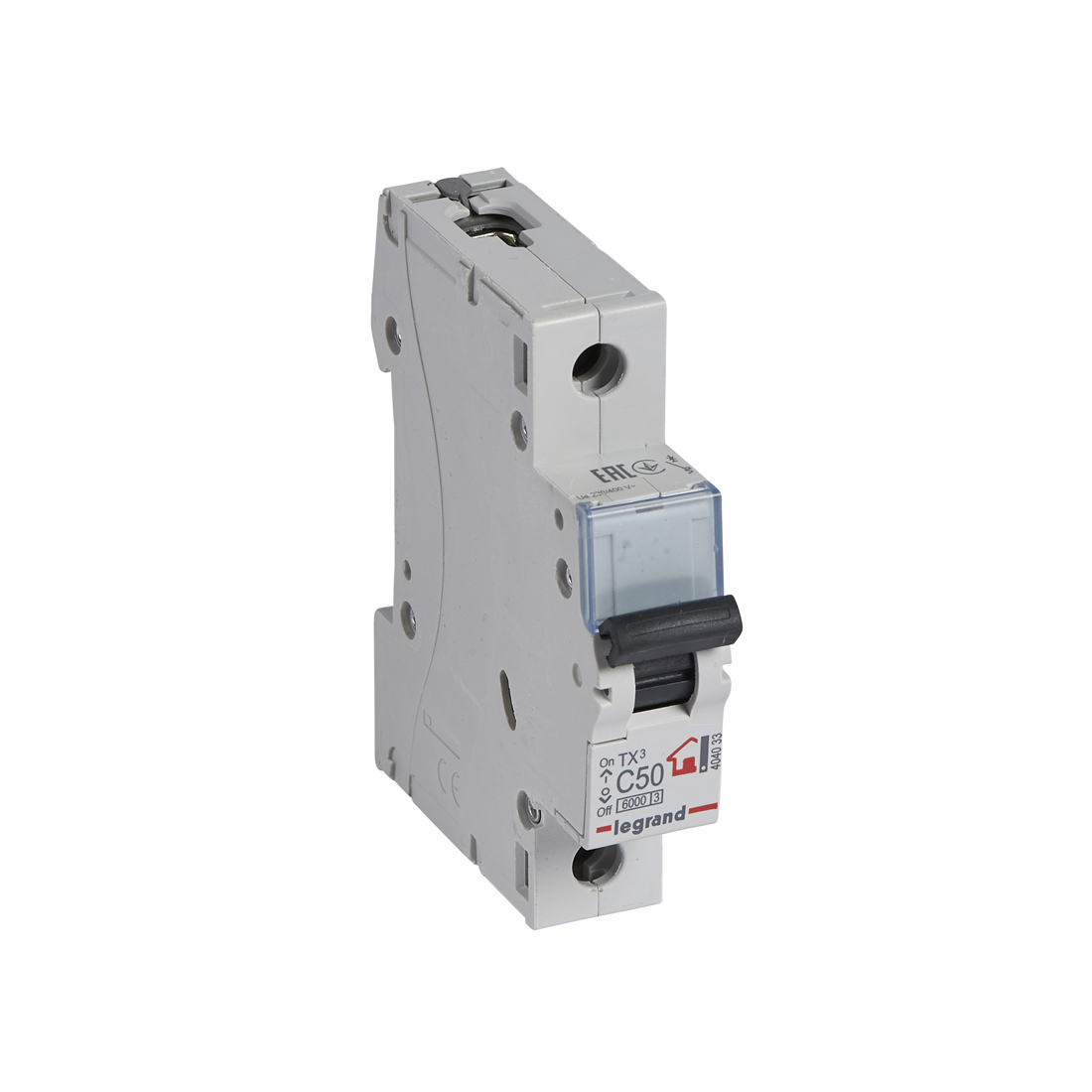 Legrand Автоматический выключатель Legrand 404033 1П C50A TX3 6000 6kA