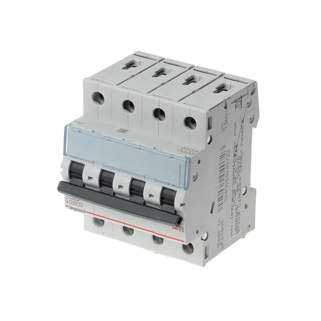 Legrand Автоматический выключатель Legrand 404073 4П С 32A TX3 6000 6kA