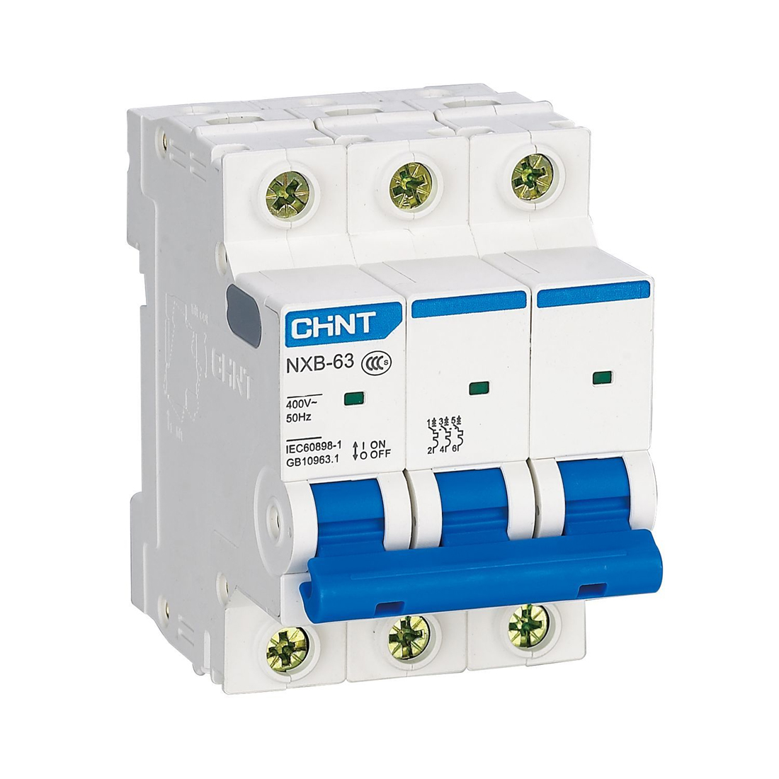 CHINT Автоматический выключатель CHINT NXB-63S 3P 40A D 4,5kA