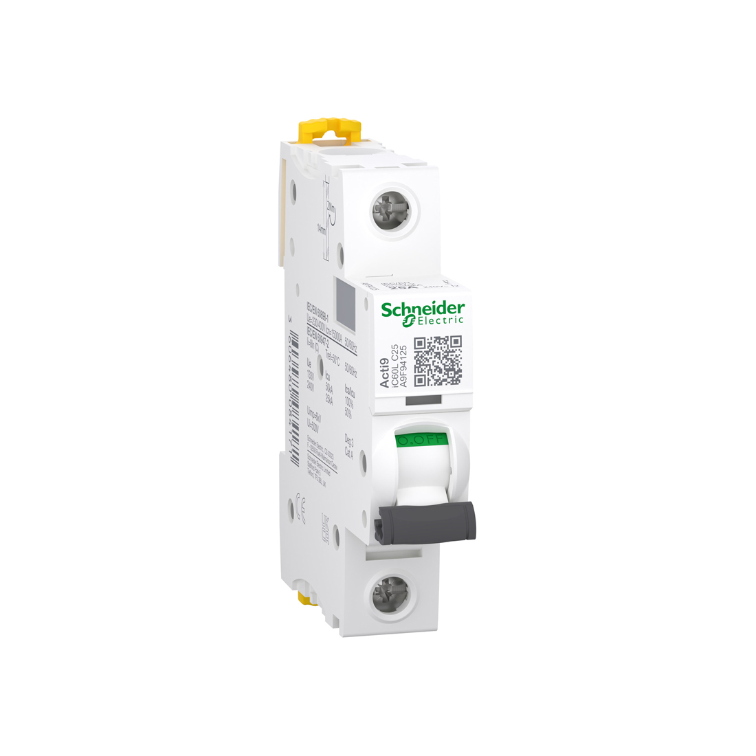 Schneider Electric Автоматический выключатель SE A9F94125 iC60L 1П 25A C
