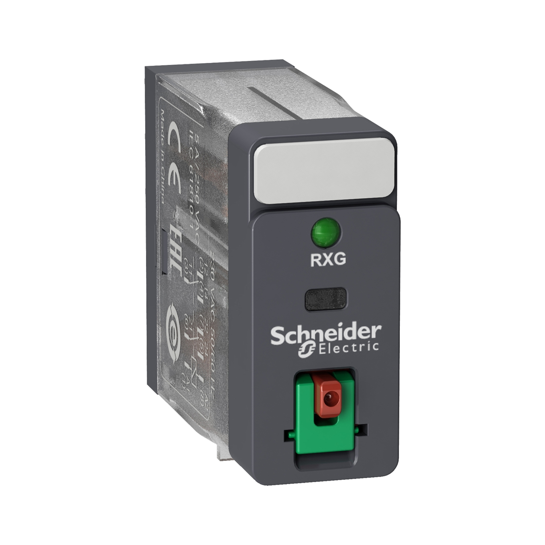 Schneider Electric Реле интерфейсное RXG SE RXG22P7 тест. 5А 230В LED 2CO