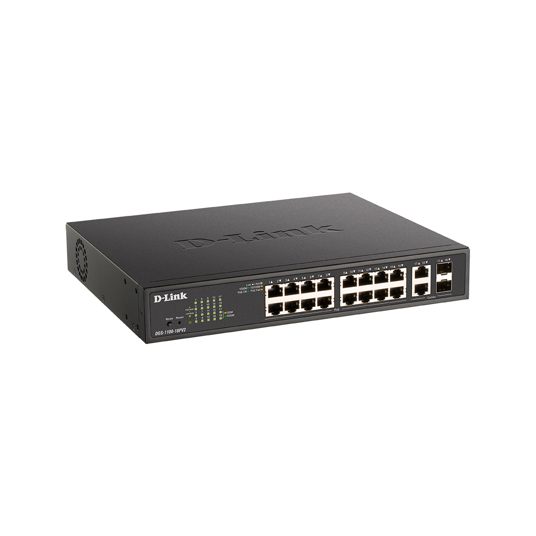 D-Link Коммутатор D-Link DGS-1100-18PV2/A3A