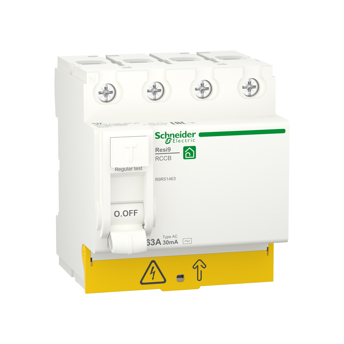 Schneider Electric Выключатель дифференциального тока SE RESI9 4P 63А 30мА