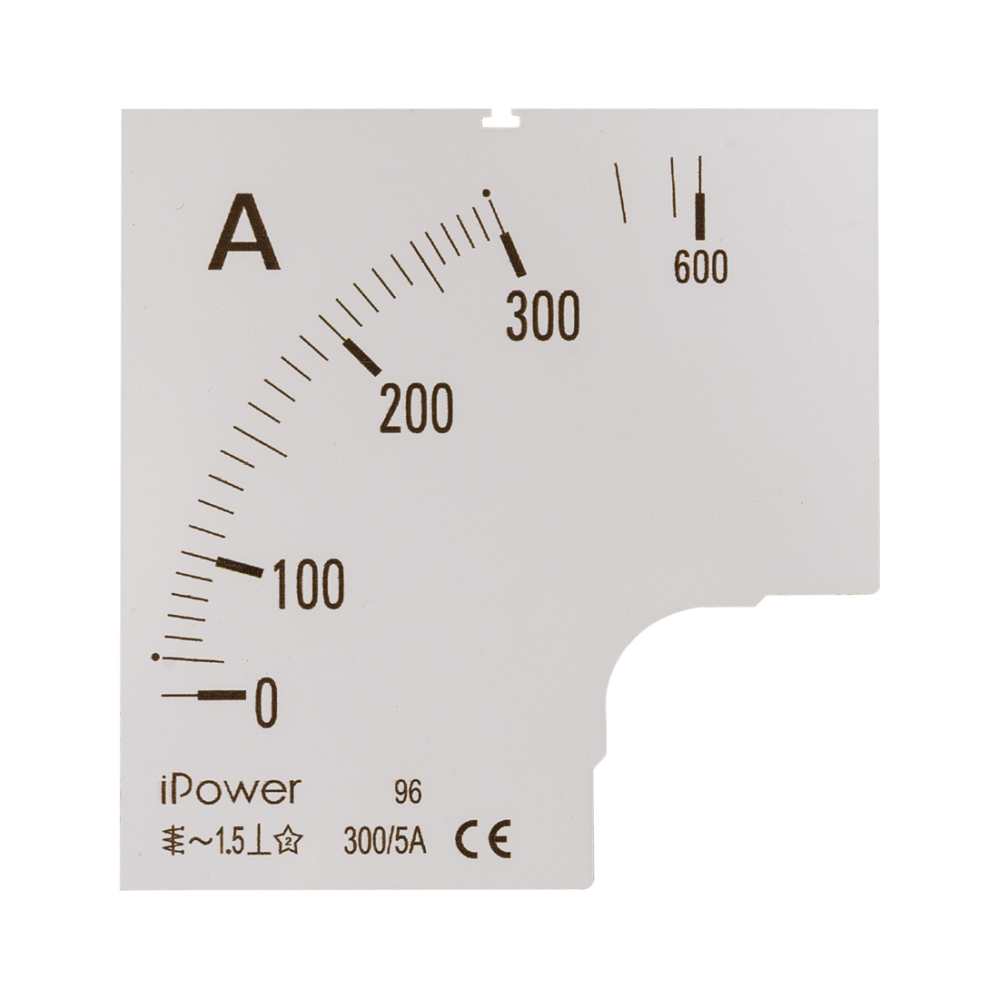 iPower Шкала для амперметра iPower 300/5