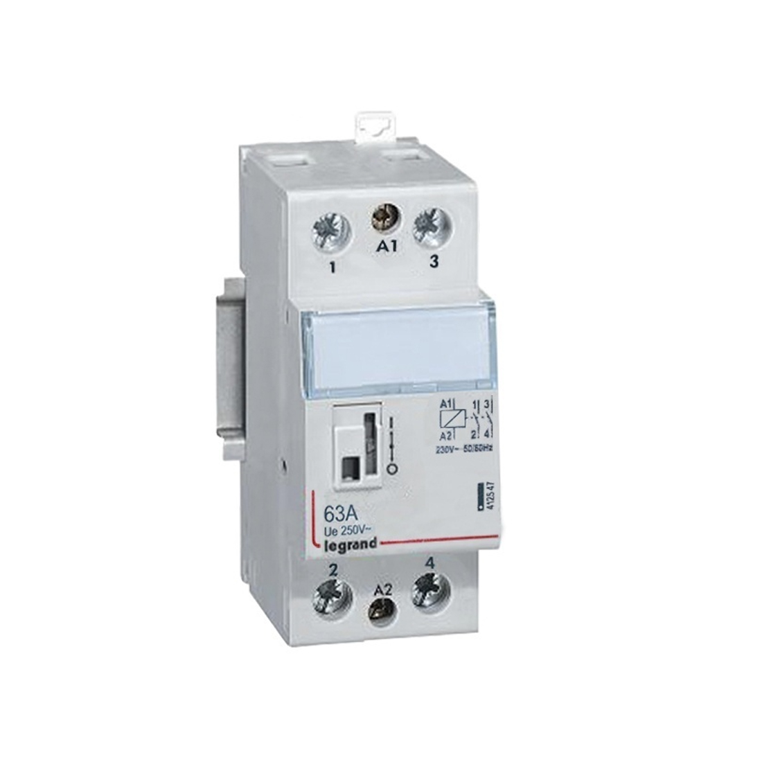 Legrand Модульный контактор Legrand 412547 2НО 63А CX³ 250/230В AC с руч.управления