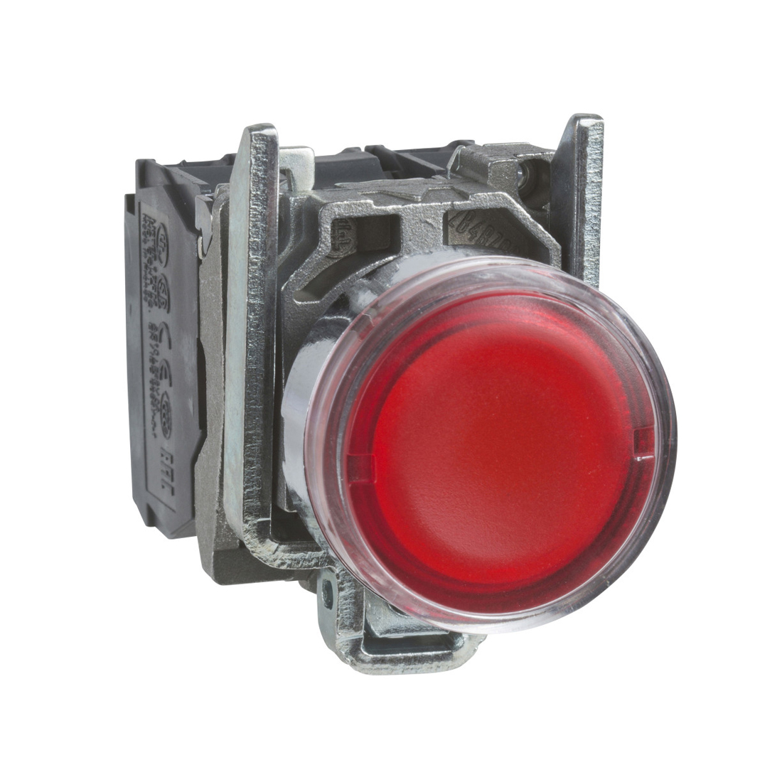 Schneider Electric Кнопка SE XB4BW34G5 с возвр. с подсв. 22мм 48-120В красная