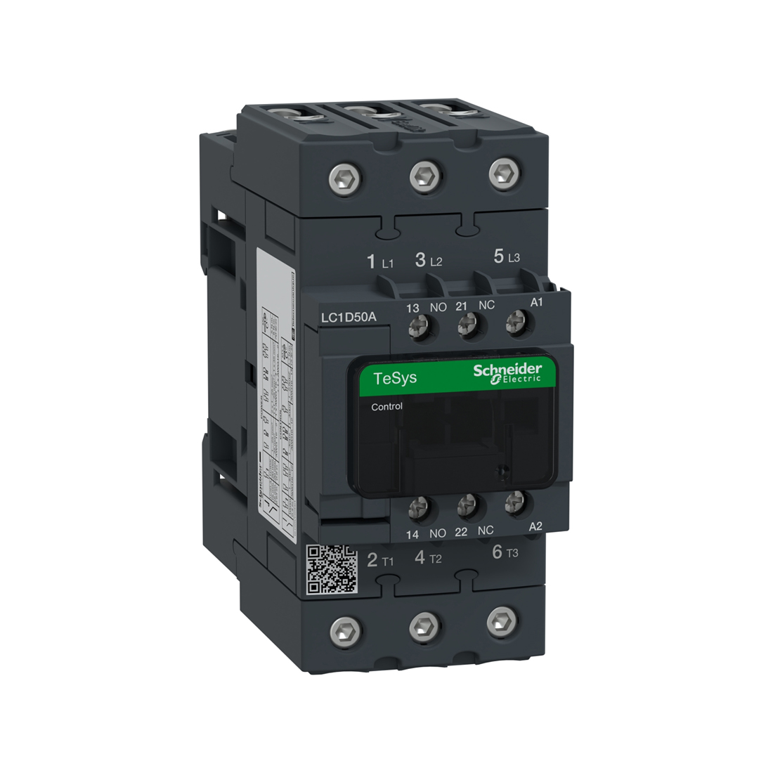 Schneider Electric Контактор SE LC1D50AB7 3Р 50А 24В 50/60Гц винт.зажим E-Link