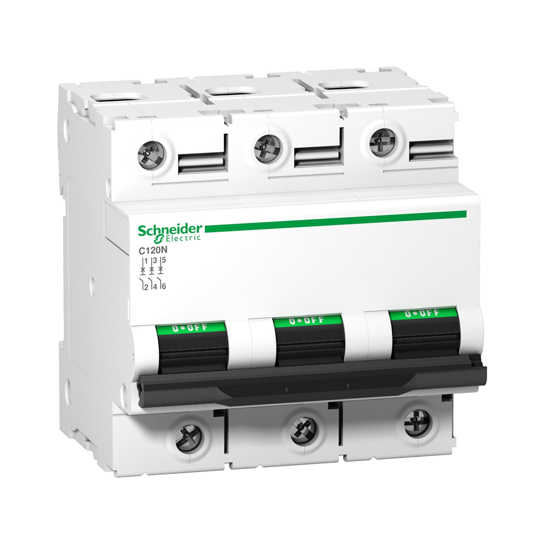 Schneider Electric Автоматический выключатель SE A9N18365 C120N 3P 80A 10кА