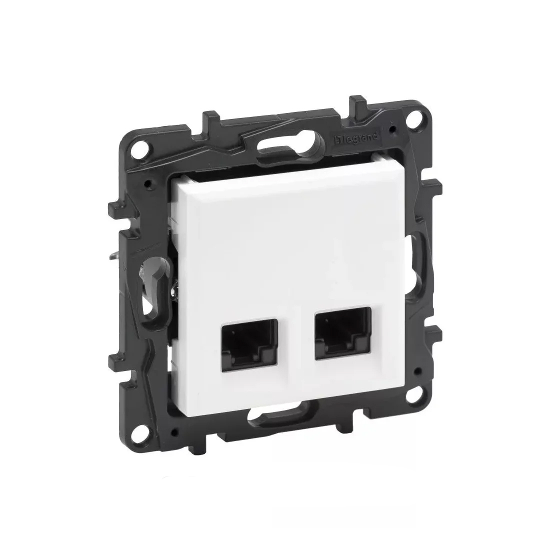 Legrand Информационная розетка двойная Niloe Step 2хRJ45 Кат.6 UTP Белый new