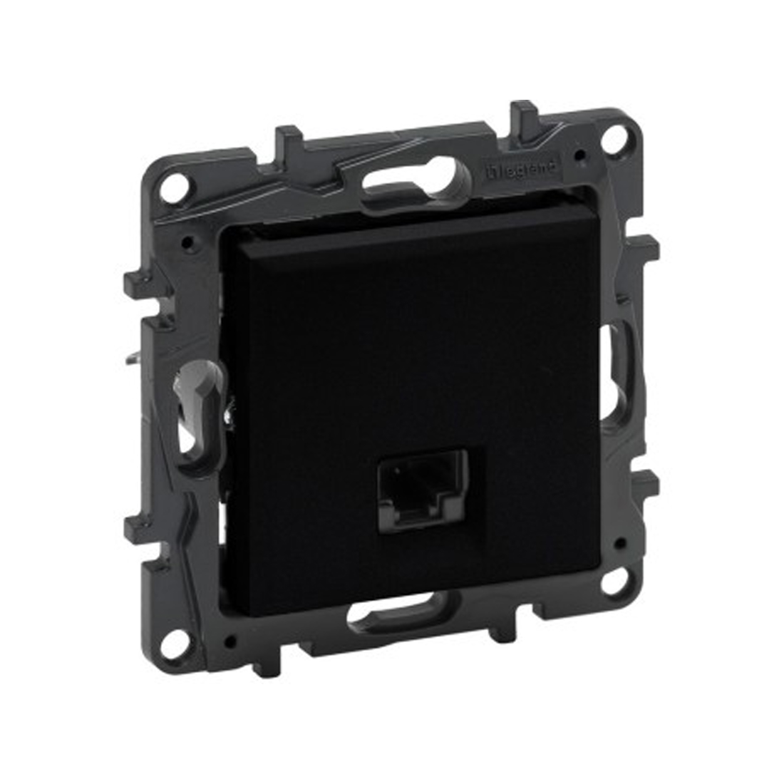 Legrand Информационная розетка одинарная Niloe Step RJ45 Кат.5e UTP Чёрный new