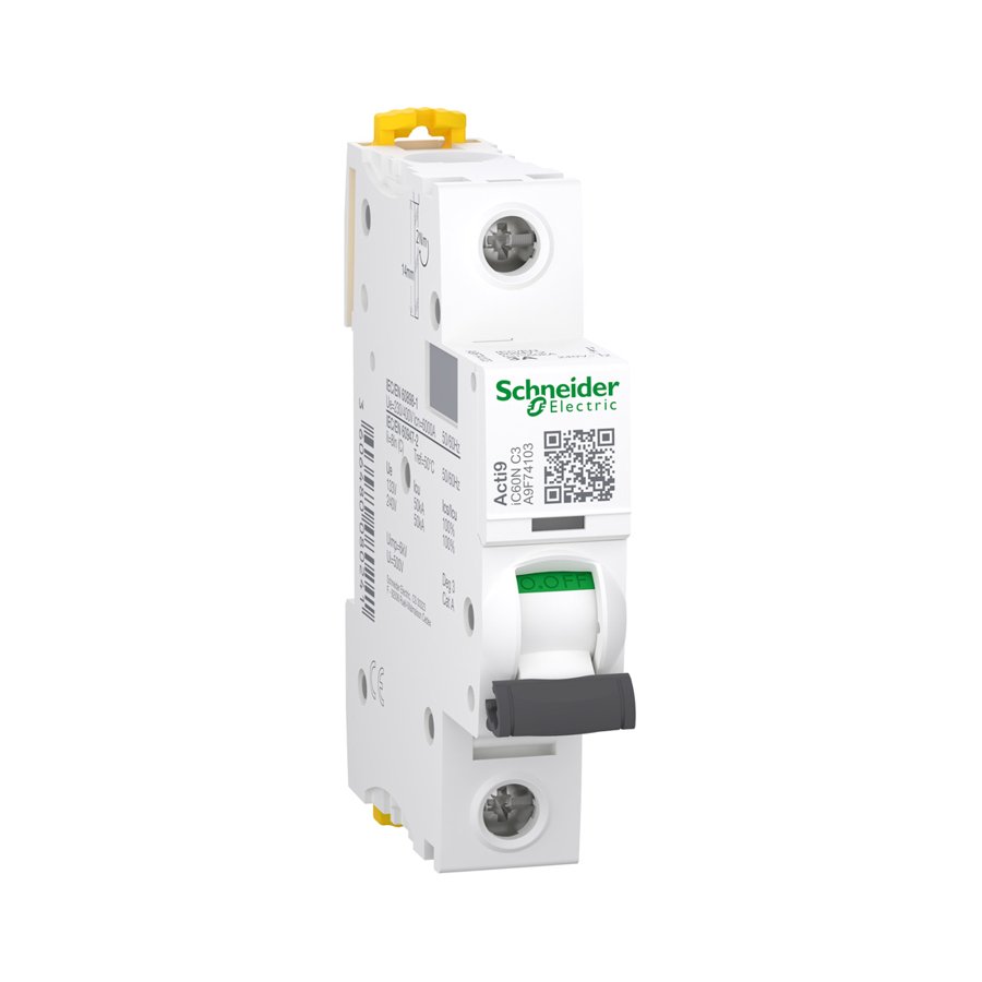 Schneider Electric Автоматический выключатель SE A9F74103 Acti9 iC60N 1P 3А C 6кА