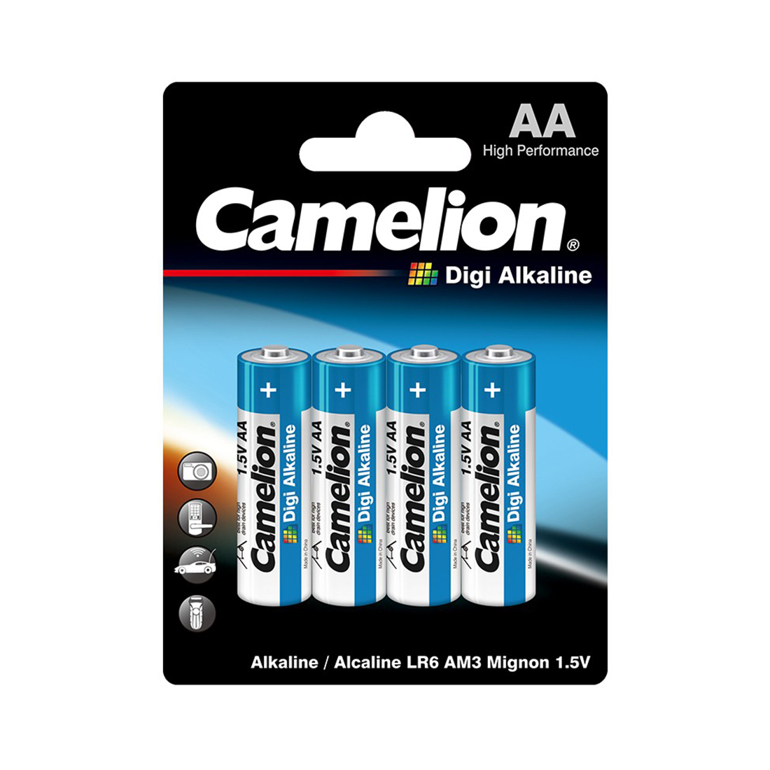 Camelion Батарейка CAMELION Digi Alkaline LR6-BP4DG 4 шт. в блистере