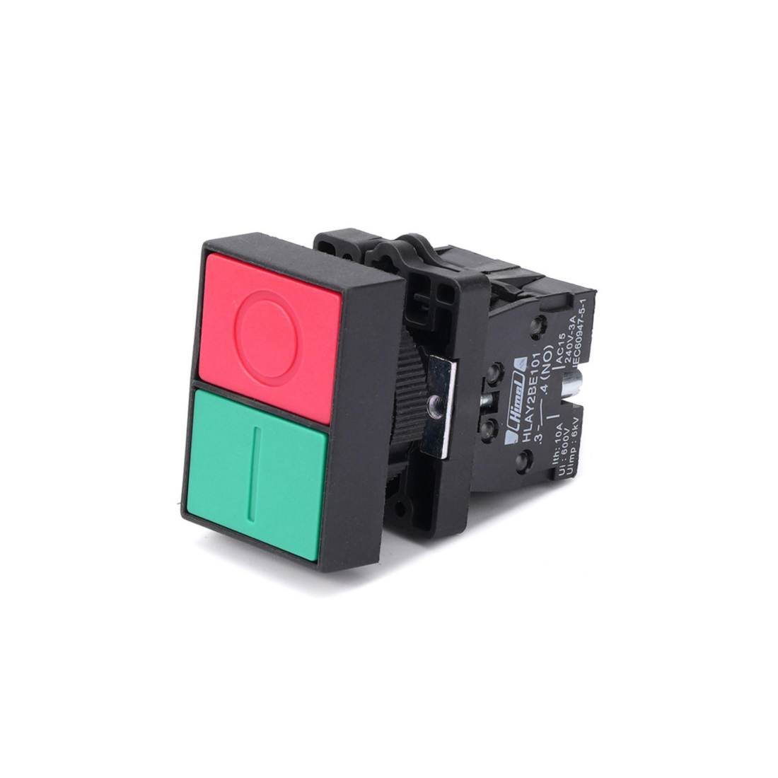 Himel Кнопка Пуск-Стоп Himel 1НО+1НЗ 2 утопленные кнопки зел и красн