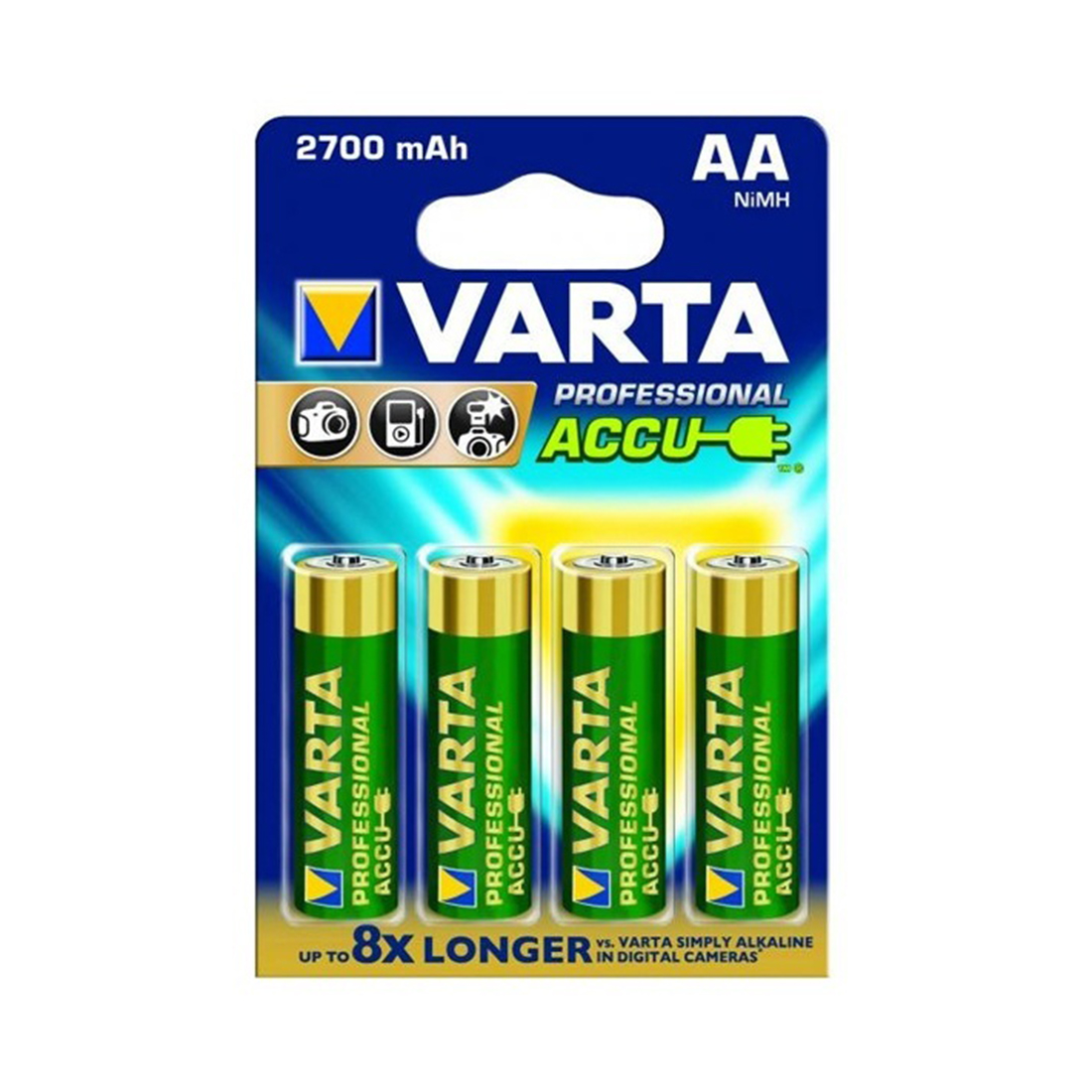 Varta Аккумулятор VARTA R2U Mignon 1.2V - HR6/ AA 2700 мАч (4 шт)