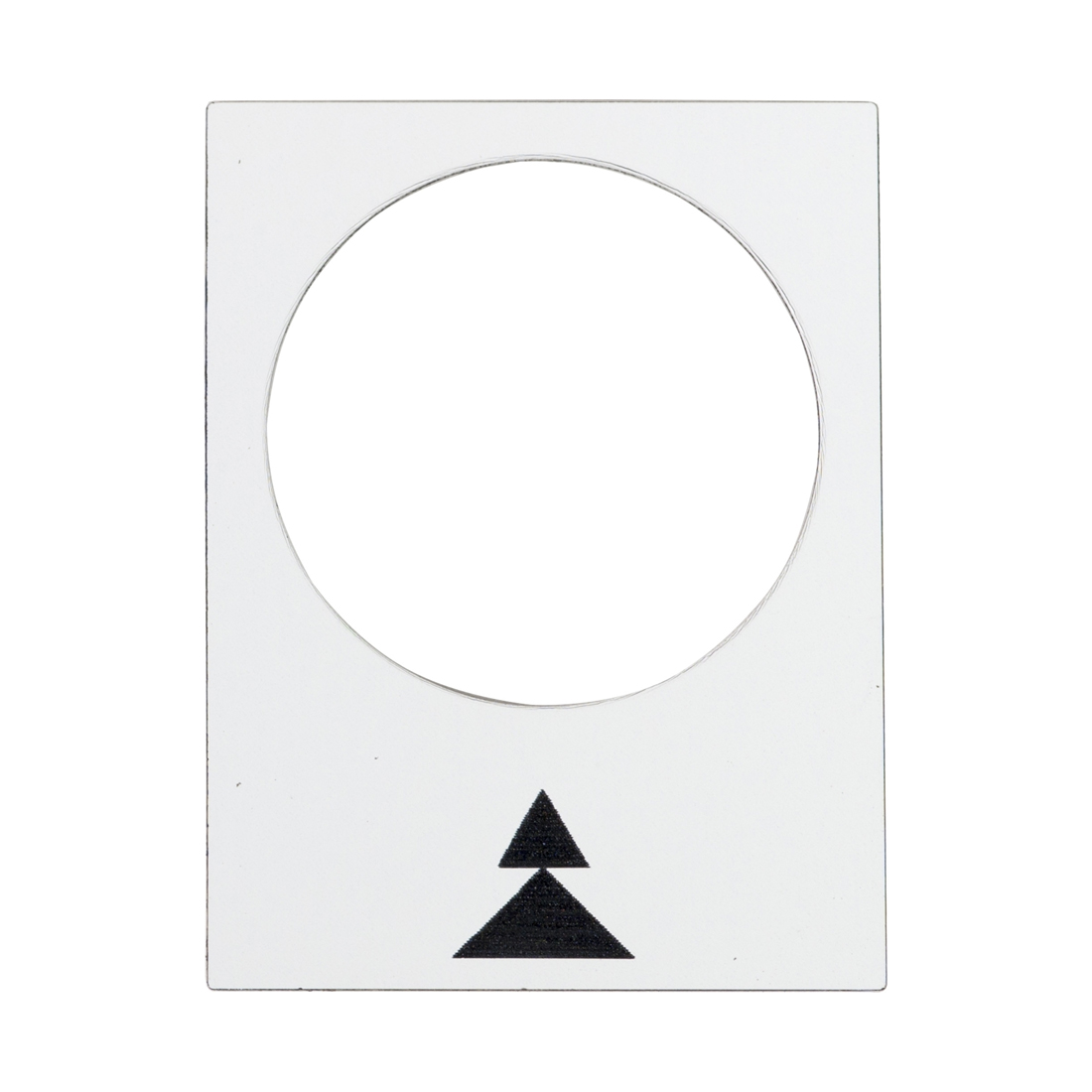 Schneider Electric Маркировка SE ZB2BY4909 30х40 Slow Fast Вниз Белая