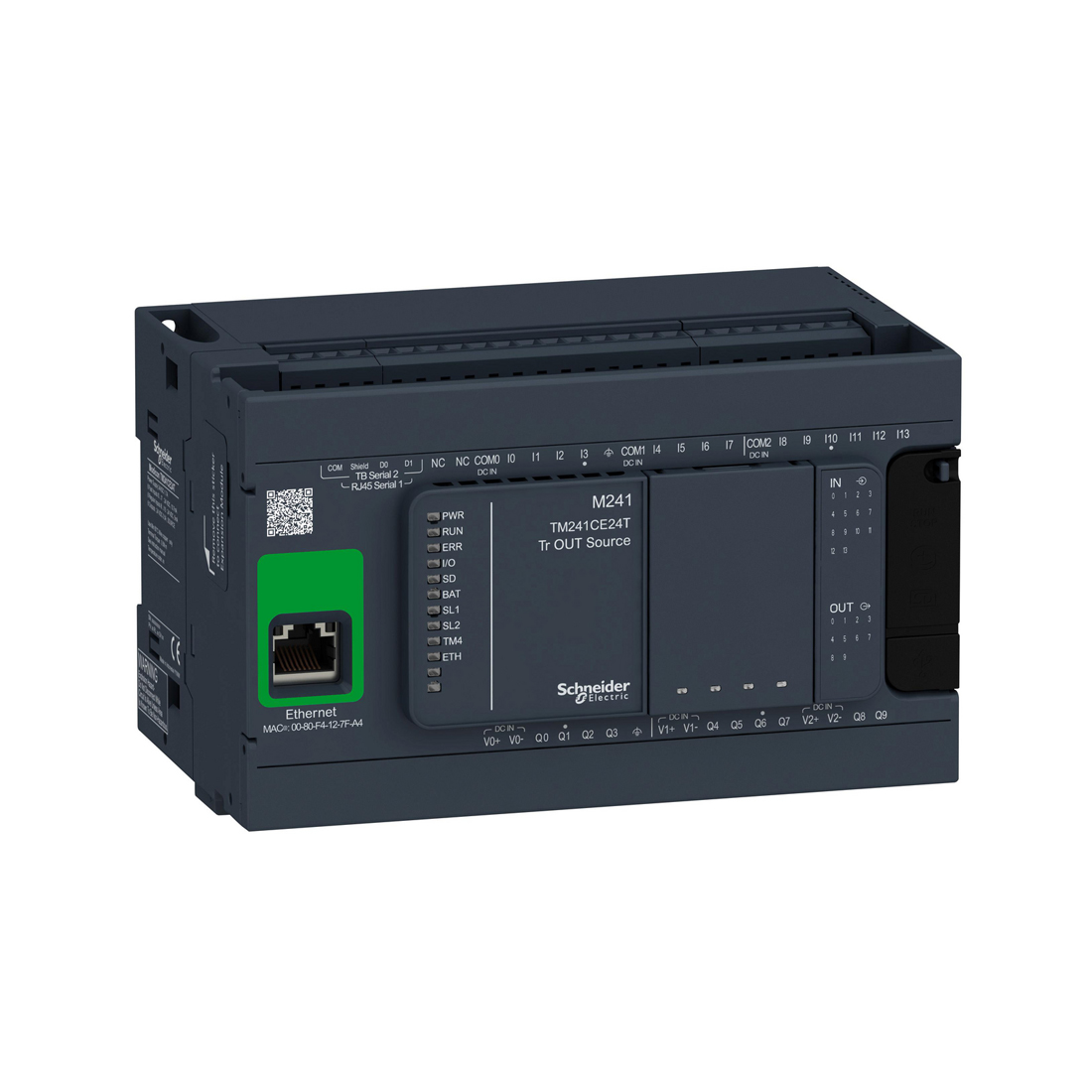 Schneider Electric ПЛК M241-24IO SE TM241CE24T M241-24IO транзист источник ETH