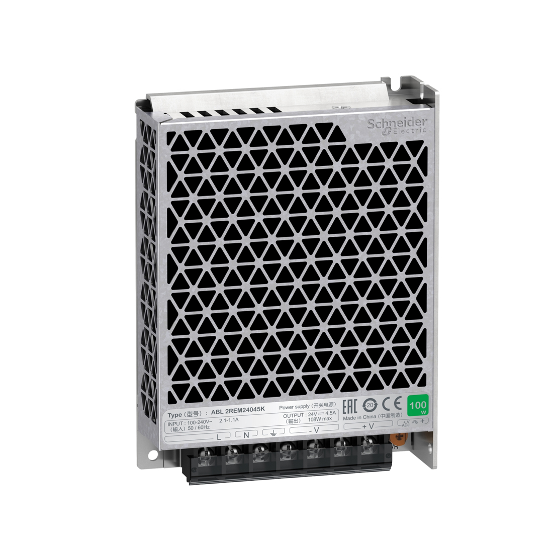 Schneider Electric Блок питания ABL Modicon SE ABL2REM24045K компактный 4,5А 24В 100Вт