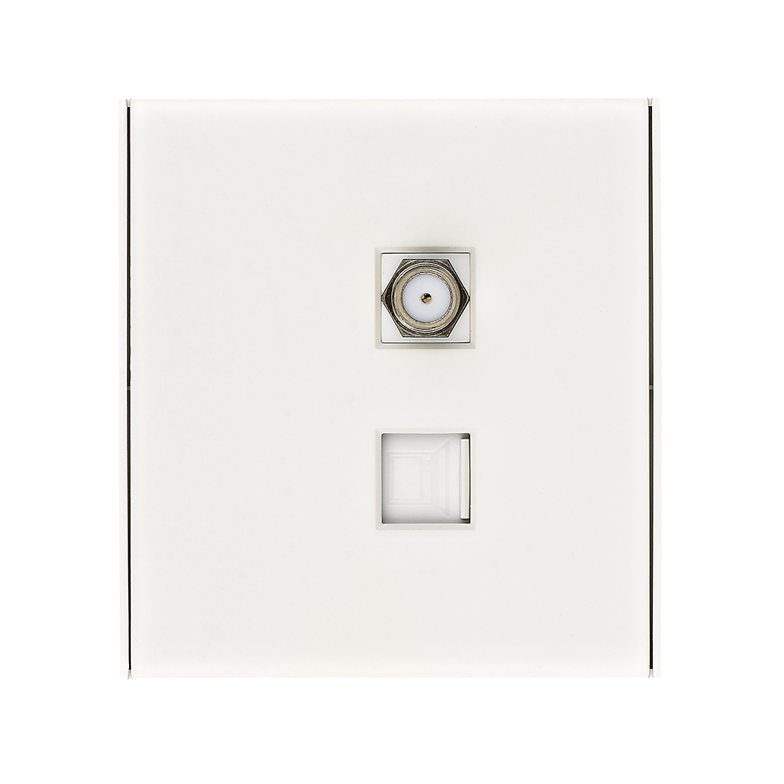 Himel Розетка Inovao SAT TV + Компьютерная cat. 6 Белый
