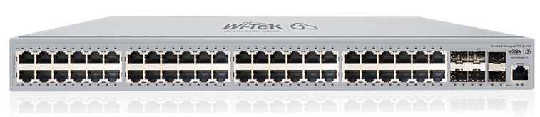 Wi-Tek PoE коммутатор WI-PCMS554F-L3 V2