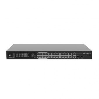 Uniview 25-ти портовый PoE коммутатор NSW2100-25GT1GP1GC-LPOE-IN