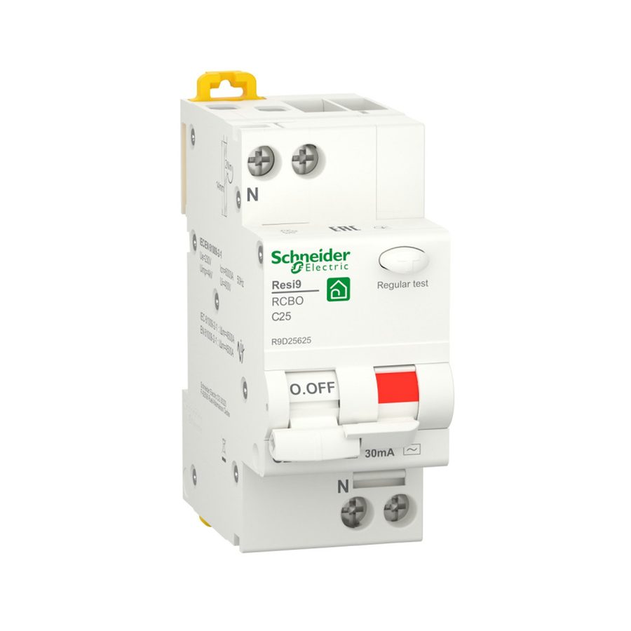 Schneider Electric Дифференциальный автоматический выключатель SE АВДТ 1P+N С 25А 6 kA 30мА АС