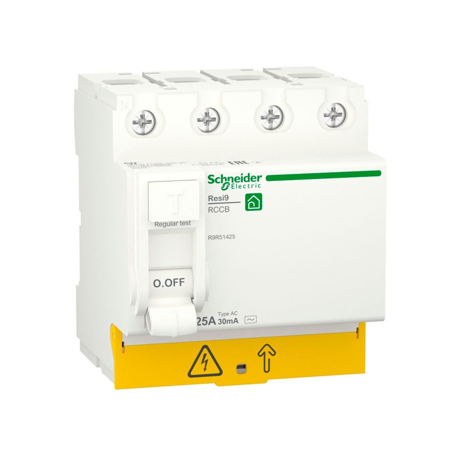 Schneider Electric Выключатель дифференциального тока SE RESI9 4P 25А 30мА