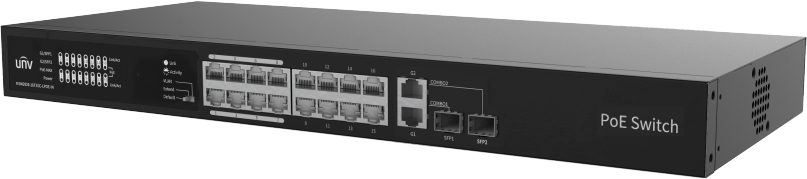 Uniview 16-портовый PoE коммутатор NSW2020-16T2GC-LPOE-IN