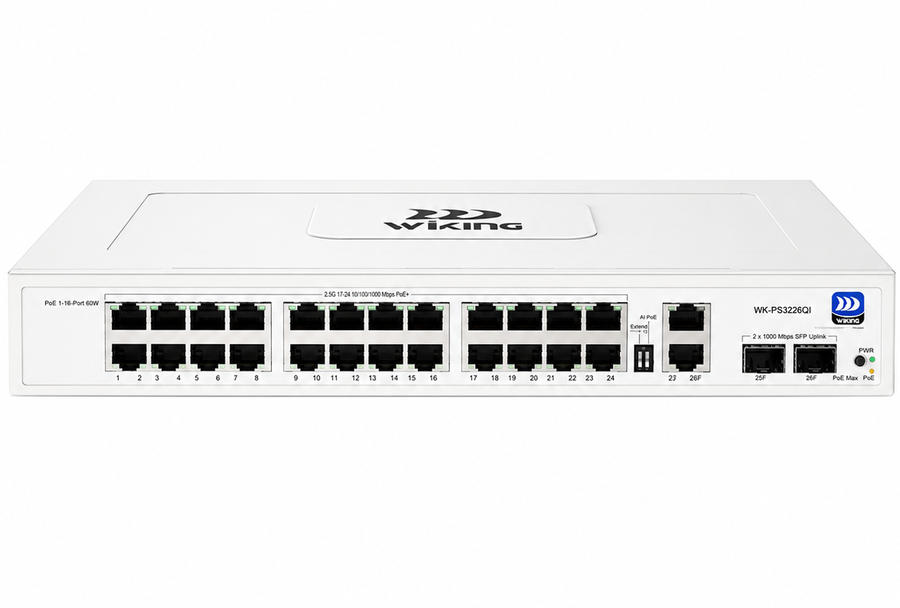 Wi-Tek (Wiking series) 24-портовый Gigabit PoE коммутатор WK-PS328GF