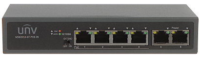 Uniview 6-ти портовый PoE коммутатор NSW2010-6T-POE-IN