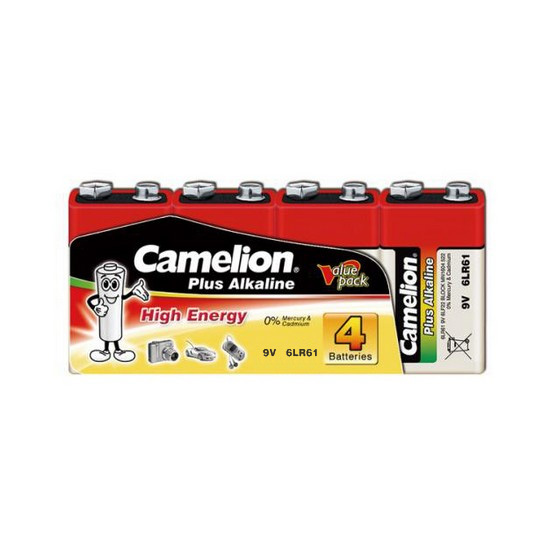 Camelion Батарейка CAMELION Plus Alkaline 6LR61-SP4