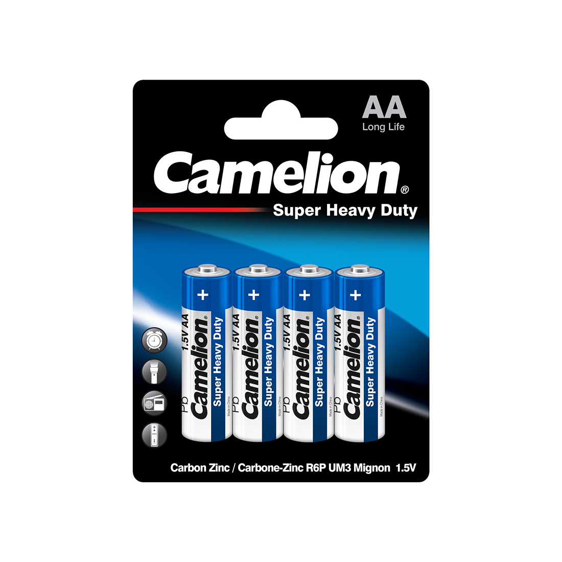 Camelion Батарейка CAMELION Super Heavy Duty R6P-BP4B 4 шт. в блистере