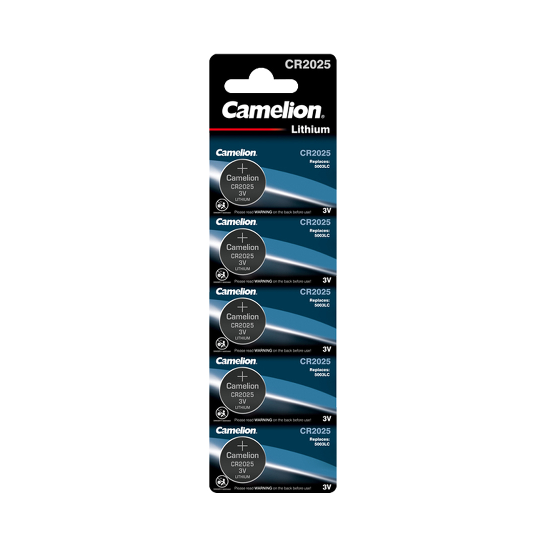 Camelion Батарейка CAMELION Lithium CR2025-BP5 5 шт. в блистере