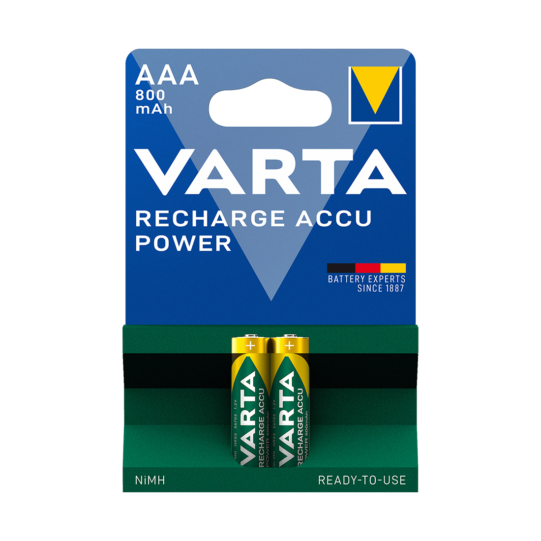 Varta Аккумулятор VARTA R2U Micro 1.2V - HR03/AAA 800 мАч (2 шт)