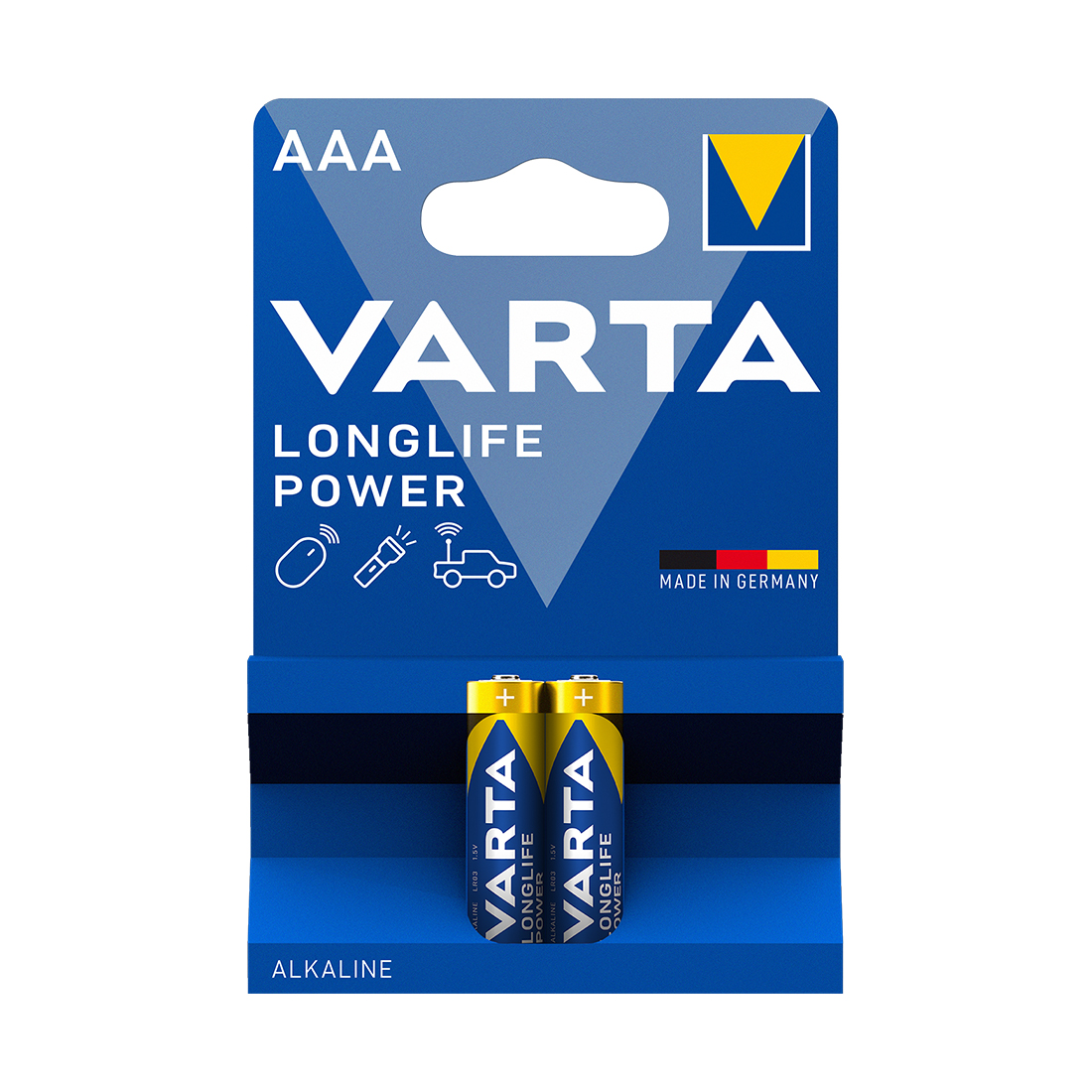 Varta Батарейка VARTA Longlife Power Micro 1.5V - LR03/AAA (2 шт)