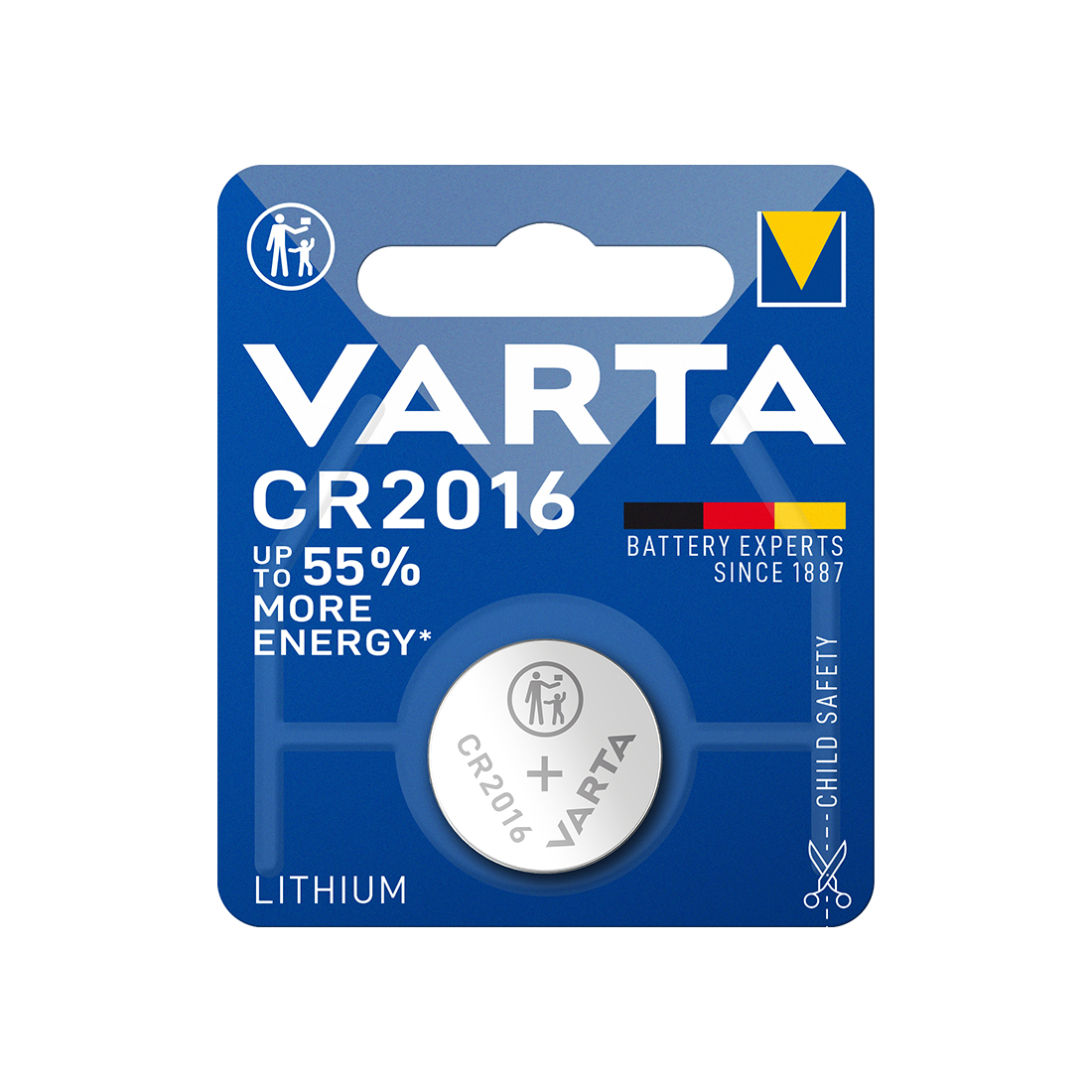 Varta Батарейка VARTA Lithium CR2016 3V 1 шт. в блистере
