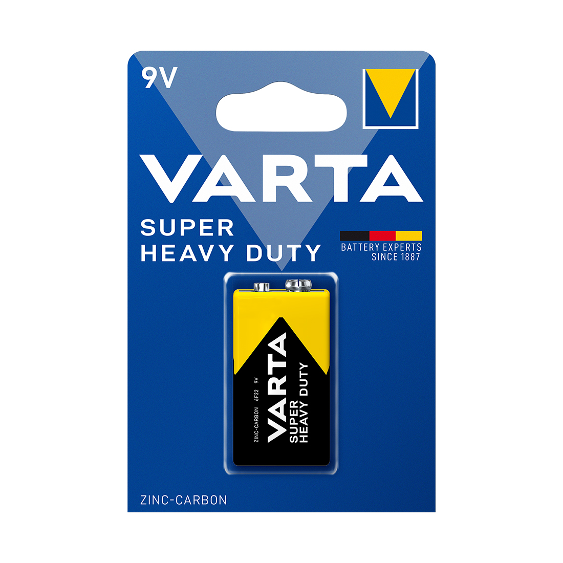 Varta Батарейка VARTA Superlife (Super Heavy Duty) E-Block 9V - 6F22P 1 шт. в блистере
