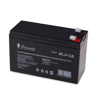 iPower Аккумуляторная батарея IPower IPL-9-12/L 12В 9 Ач