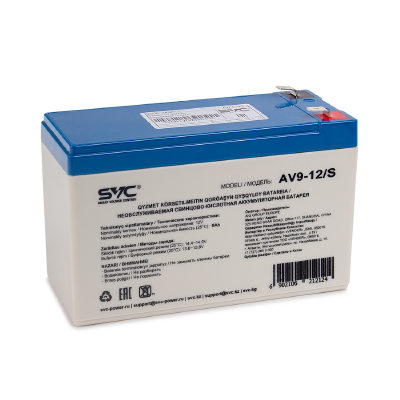 SVC Аккумуляторная батарея SVC AV9-12/S 12В 9 Ач