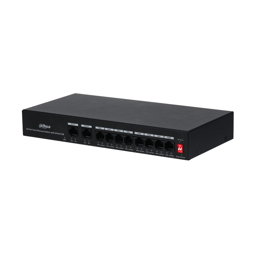 Dahua Коммутатор Dahua DH-PFS3010-8ET-65