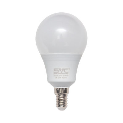 SVC Эл. лампа светодиодная SVC LED G45-7W-E14-3000K, Тёплый