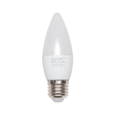 SVC Эл. лампа светодиодная SVC LED C35-9W-E27-3000K, Тёплый