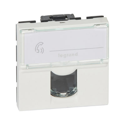 Legrand Розетка 1xRJ45 Cat.5 Legrand Mosaic 2 поста