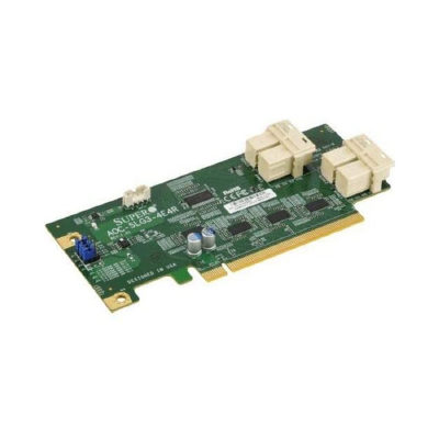 Supermicro NVMe Host Bus адаптер Supermicro AOC-SLG3-4E4R-O