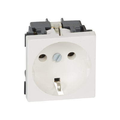 Legrand Розетка электрическая Legrand Mosaic 2к+З белая